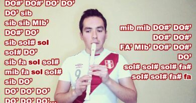 Himno Nacional del Perú, en Flauta
