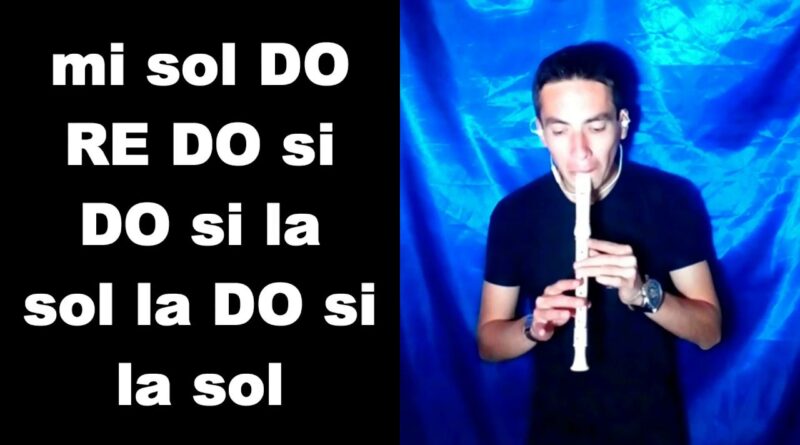 La Reina de España en Flauta Dulce