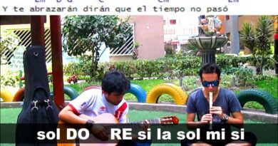 Cuando Pienses en Volver, Pedro Suárez Vértiz en Flauta Dulce